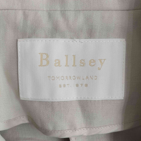 ボールジィトゥモローランド Ballsey TOMORROWLAND 24SS ライトドライツイル 1Bテーラードジャケット レディース JPN:36