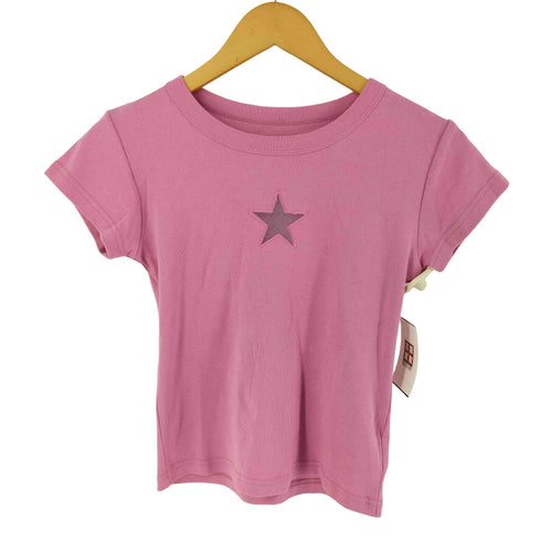 エックスガール X-girl SHEER STAR S/S BABY TEE シアー スター ショートスリーブ ベイビー Tシャツ Y2K レディース FREE