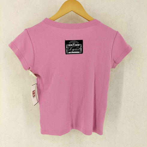 エックスガール X-girl SHEER STAR S/S BABY TEE シアー スター ショートスリーブ ベイビー Tシャツ Y2K レディース FREE