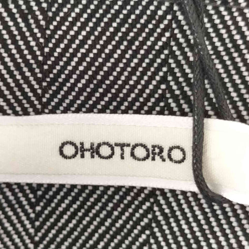 オオトロ OHOTORO HTR herringbone bag ロゴ トートバック レディース