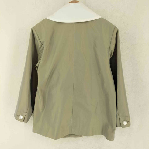 2WAY 付け襟 レイヤード ダブルブレスト ジャケット casual レディース