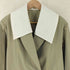 2WAY 付け襟 レイヤード ダブルブレスト ジャケット casual レディース