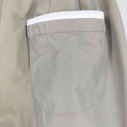 1タック センタープレス パイピング ワイド パンツ casual レディース
