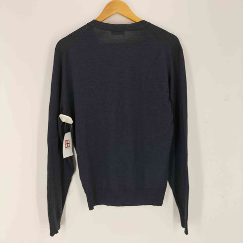 ジョンスメドレー JOHN SMEDLEY 90S Vネック 薄手ニット カーディガン メンズ M