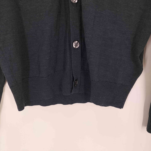 ジョンスメドレー JOHN SMEDLEY 90S Vネック 薄手ニット カーディガン メンズ M
