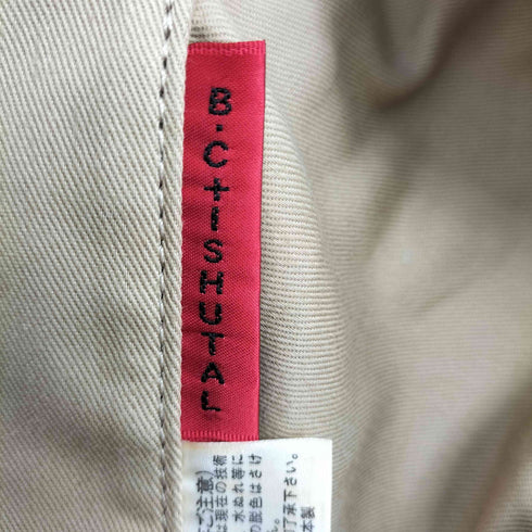 B.C.+ISHUTAL イシュタル ストライプ柄 ポケットデザイン トートバッグ メンズ