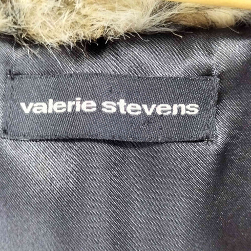 valerie stevens レオパード柄 ファーベスト レディース import:XL