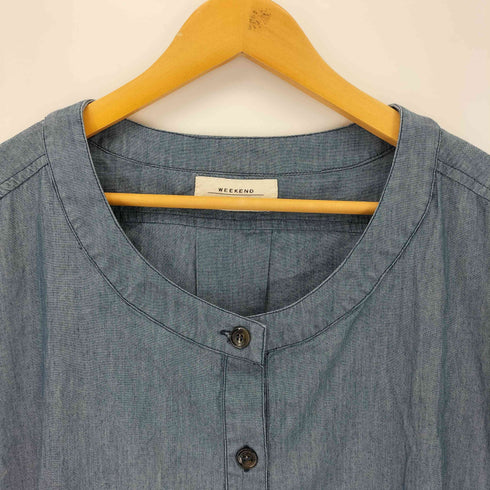 ウィークエンドマックスマーラ Weekend Max Mara 半袖 シャンブレーワンピース レディース 36