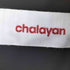 フセインチャラヤン Hussein Chalayan フォレストプリント 数字 ラメ アシンメトリー ドレープ ケープノースリーブ ミディドレス ワンピース レディース JPN:M