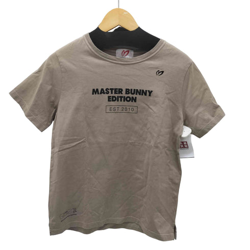 マスターバニーエディション MASTER BUNNY EDITION クルーネック ロゴプリント Tシャツ メンズ JPN:2