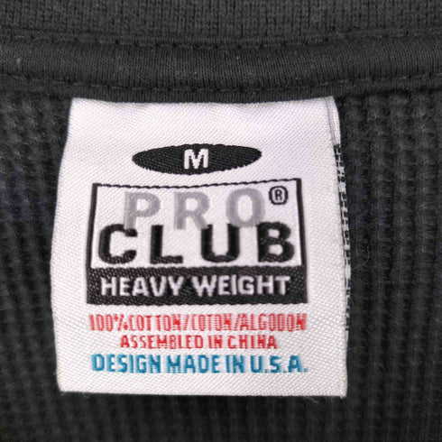 プロクラブ PRO CLUB THERMAL SHIRT サーマル ロングスリーブ 長袖 Tシャツ メンズ M