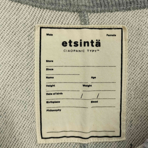 チャオパニックティピー CIAOPANIC TYPY etsinta エシンタ リメイクフリルオーバースウェット レディース ONE SIZE
