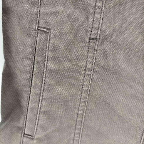 バーバリーブルーレーベル BURBERRY BLUE LABEL ホース刺繍 裏地ノバチェック フラップポケット リネン混 クロップド ジャケット y2k レディース JPN:36