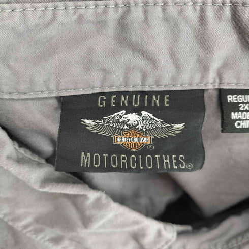 ハーレーダビッドソン HARLEY-DAVIDSON COLORBLOCK POCKET LOGO SHIRT ロゴ プリント 半袖 シャツ メンズ 2XL