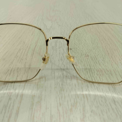 グッチ GUCCI ポリゴンシェイプ クリアレンズ サングラス メンズ 56□18-140