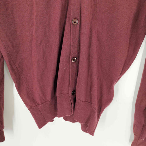 ジョンスメドレー JOHN SMEDLEY 90S Vネック 薄手ニット カーディガン メンズ S