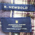 アールニューボールド R.NEWBOLD チェック柄 パッチワーク長袖シャツ メンズ M