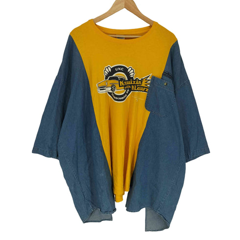ギルダン GILDAN リメイク ドッキング ポケット 半袖 Tシャツ メンズ XL