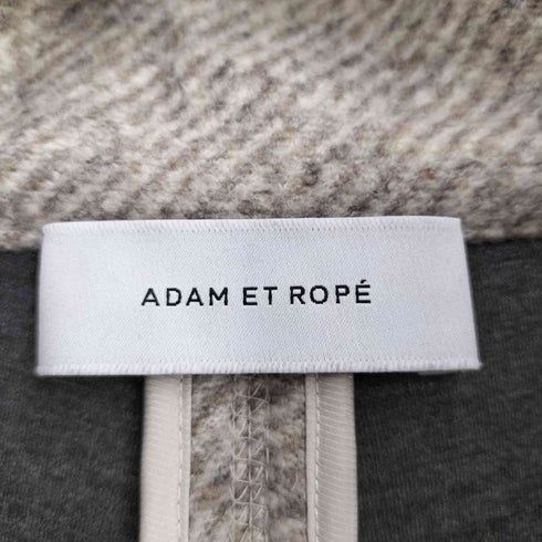 アダムエロペ Adam et Rope 25AW ツイードボンディングコーディガン レディース FREE