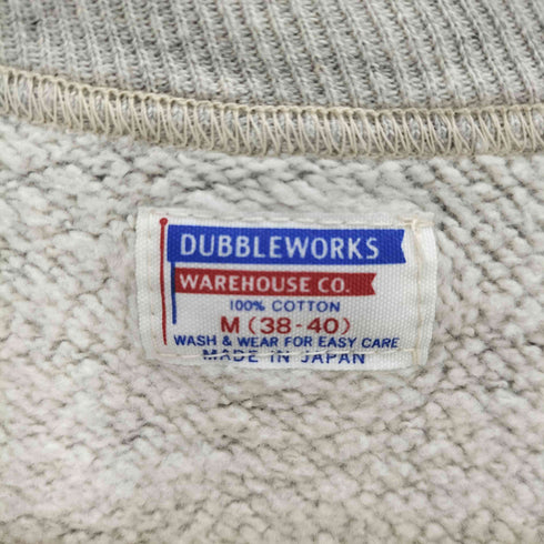 ウエアハウス WAREHOUSE DUBBLEWORKS ダブルワークス ステンシルプリント 前Vスウェット メンズ M