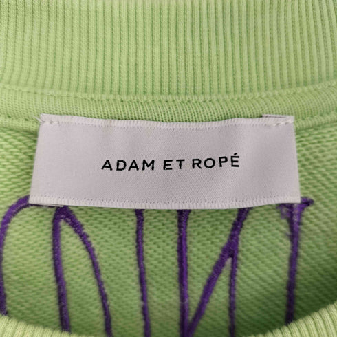 アダムエロペ Adam et Rope 26SS ロゴフォルムスウェット レディース FREE