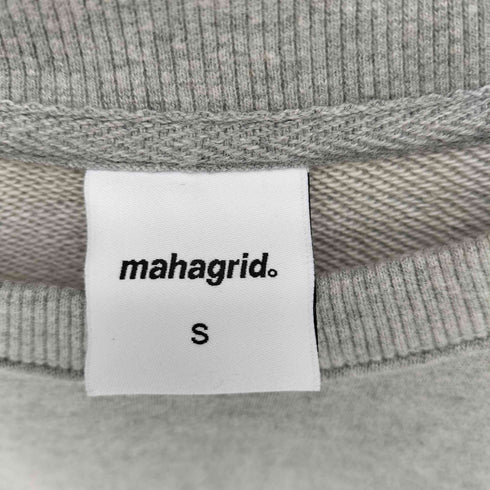 マハグリッド mahagrid MGDDESIGNSTUDIO アウトライン ロゴ プリント クルーネック スウェット 韓国 レディース import:S