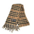 ダックス DAKS CASHMERE&WOOL カシミヤ混 チェックマフラー レディース