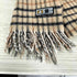ダックス DAKS CASHMERE&WOOL カシミヤ混 チェックマフラー レディース
