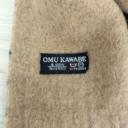 ダックス DAKS CASHMERE&WOOL カシミヤ混 チェックマフラー レディース