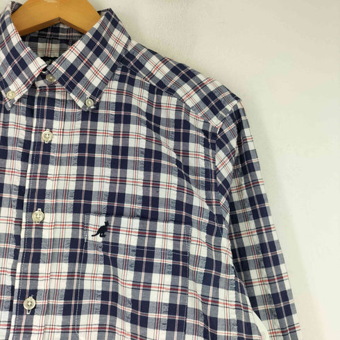カンゴール KANGOL チェック柄 ロングスリーブ BDシャツ メンズ JPN:M
