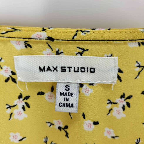 マックススタディオ MAX STUDIO 花柄 フリルワンピース レディース S