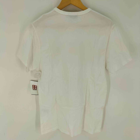 メゾンキツネ MAISON KITSUNE ロゴワッペン クルーネック Tシャツ レディース import:L