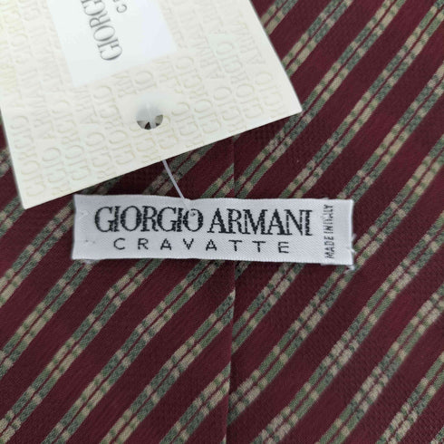 ジョルジオアルマーニ Giorgio Armani ストライプ ネクタイ メンズ