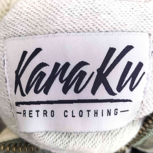 KARAKU 異素材コンビダメージトールパーカー メンズ JPN:XL