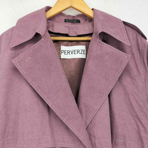 パーバーズ PERVERZE ライナー付きトレンチコート レディース