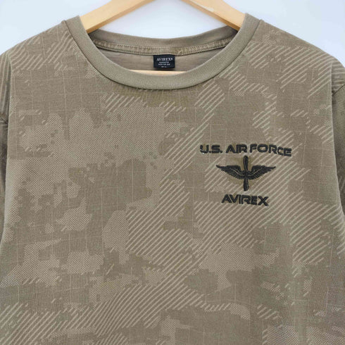 アヴィレックス AVIREX EMB TEE CADET WING カデットウィング 半袖 Tシャツ メンズ import:XL