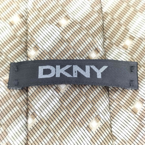 ダナキャランニューヨーク DKNY 総柄 シルクネクタイ メンズ