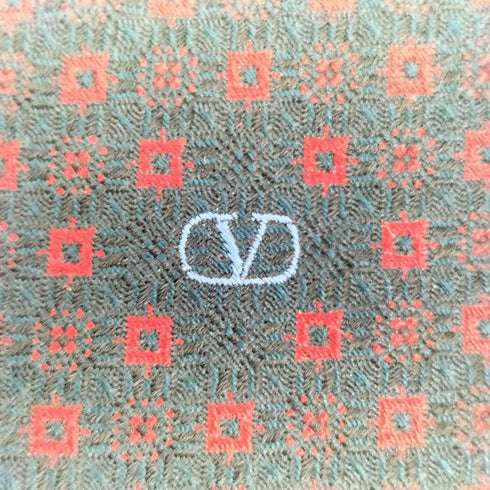 ヴァレンティノ Valentino CRAVATTE 総柄 シルクネクタイ メンズ