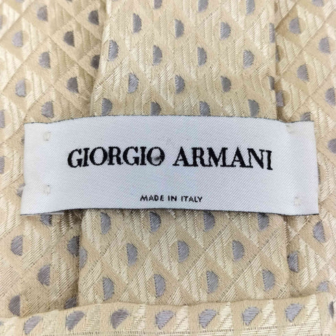 ジョルジオアルマーニ Giorgio Armani 総柄 シルクネクタイ メンズ