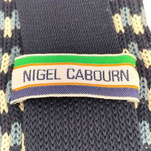 ナイジェルケーボン NIGEL CABOURN 総柄 ニットタイ メンズ