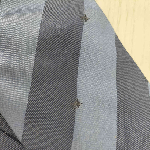 バーバリーロンドン BURBERRY LONDON ホース刺繍 ストライプ柄 シルクネクタイ メンズ