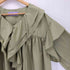 wee9s big collar frill blouse 付け襟ビッグカラーフリルブラウスチュニック レディース FREE