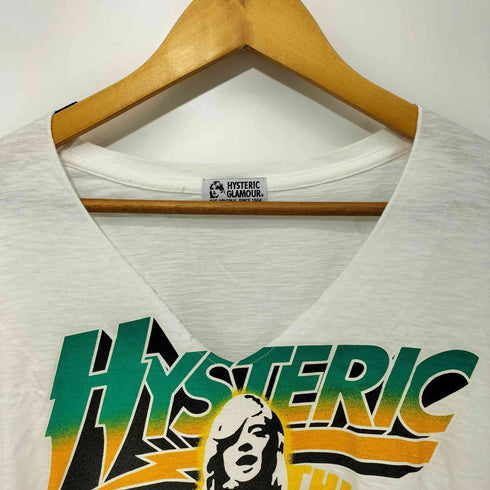 ヒステリックグラマー HYSTERIC GLAMOUR NOTHING REALLY MATTERS ビッグVネック Tシャツ レディース ONE SIZE