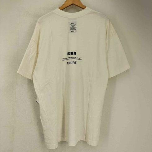 エムエスジーエム MSGM Fantastic Green ファンタスティックグリーン 両面プリント 半袖Tシャツ メンズ import:M