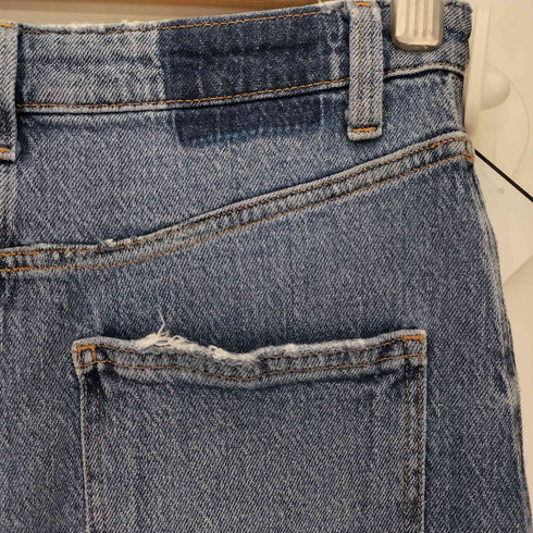 ザラ ZARA スリット デニムロングスカート レディース 24inch