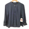 ユナイテッドアローズグリーンレーベルリラクシング UNITED ARROWS green label relaxing タック バイカラー 七分袖 ブラウス レディース