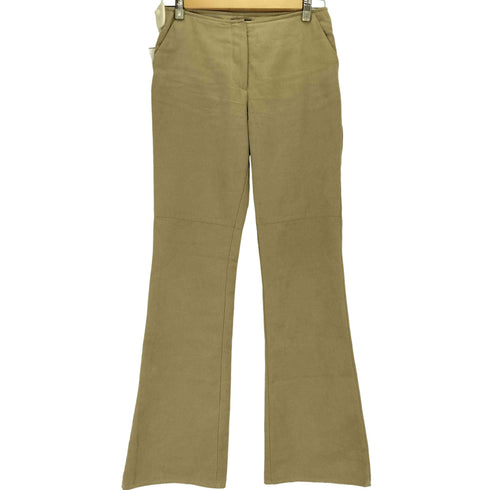 カルバンクライン CALVIN KLEIN KHAKIS フェイクスエード フレアパンツ レディース 27inch