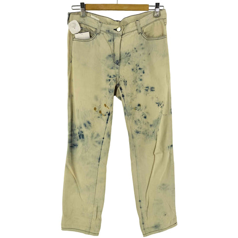 エムエムシックスメゾンマルジェラ MM6 Maison Margiela ケミカルウォッシュ コットン デニム パンツ レディース 38