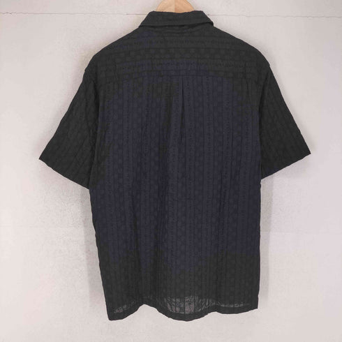 エフティーシー FTC CHECKER LACE SHIRT チェッカー レース 半袖 シャツ メンズ L