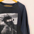 ゴッドセレクショントリプルエックス GOD SELECTION XXX グラフィックプリント ラグラン 7分袖Tシャツ メンズ M